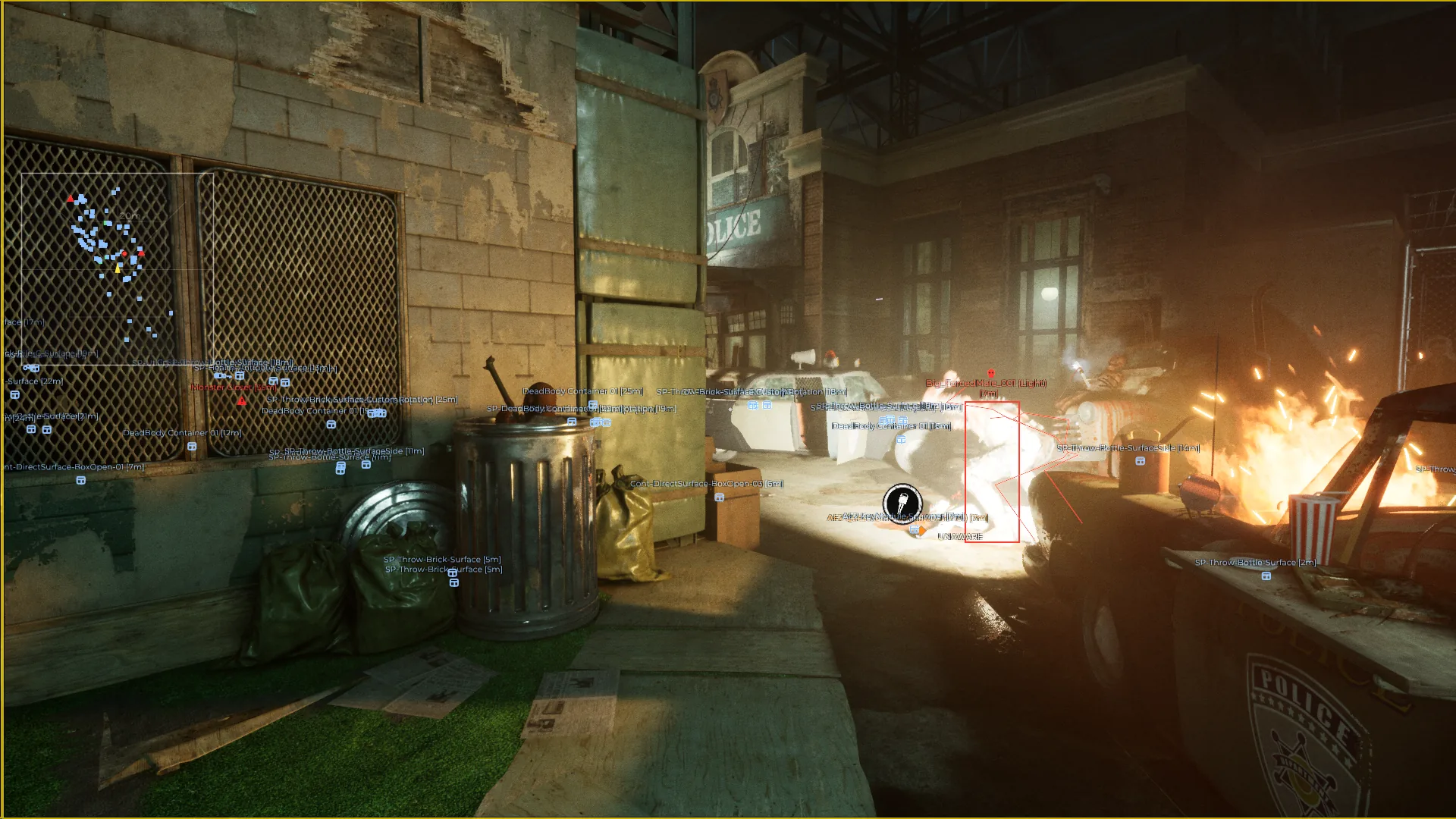 Outlast Trials cheat skins menu with unlock all skins
